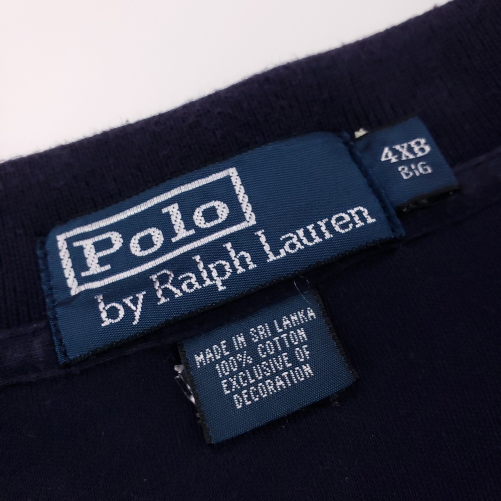 Polo Ralph Lauren 4XB Polo Shirt Navy Blue Big Men - Picture 4 of 8